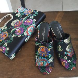 Gorgeous Floral Embroidered Mules